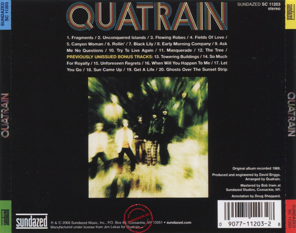Audio CD: Quatrain (1969) Quatrain
