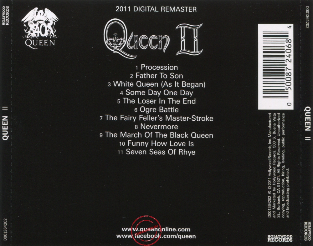 Audio CD: Queen (1974) Queen II Audio CD: Queen (1974) Queen II