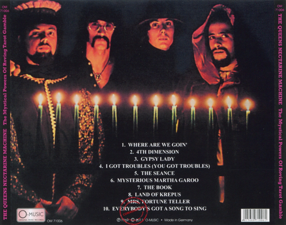 Audio CD: Queen's Nectarine Machine (1969) The Mystical Powers Of Roving Tarot Gamble Audio CD: Queen's Nectarine Machine (1969) The Mystical Powers Of Roving Tarot Gamble
