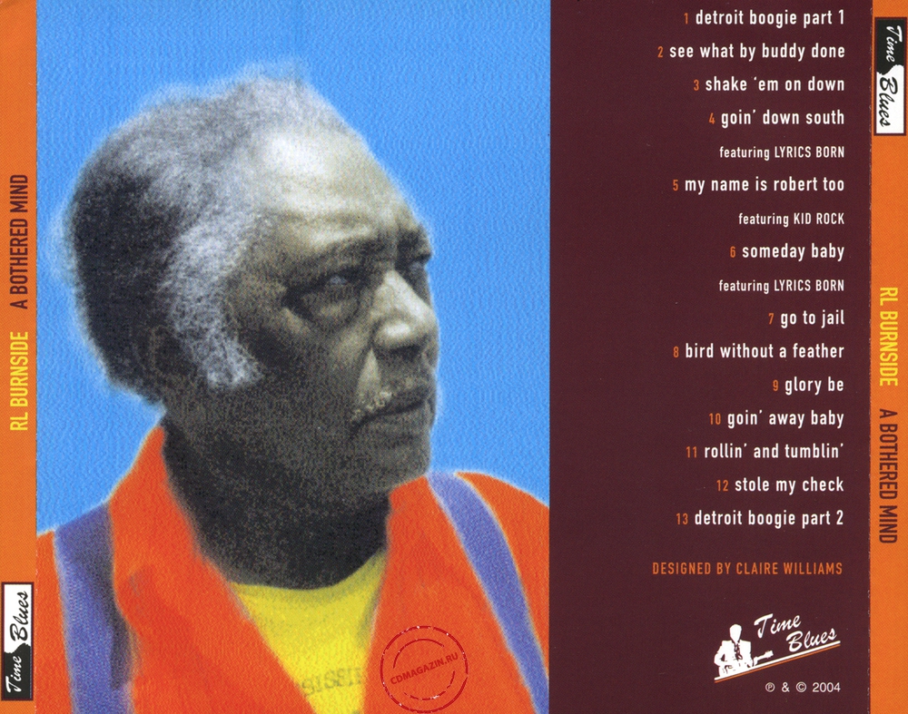 Audio CD: R.L. Burnside (2004) A Bothered Mind Audio CD: R.L. Burnside (2004) A Bothered Mind