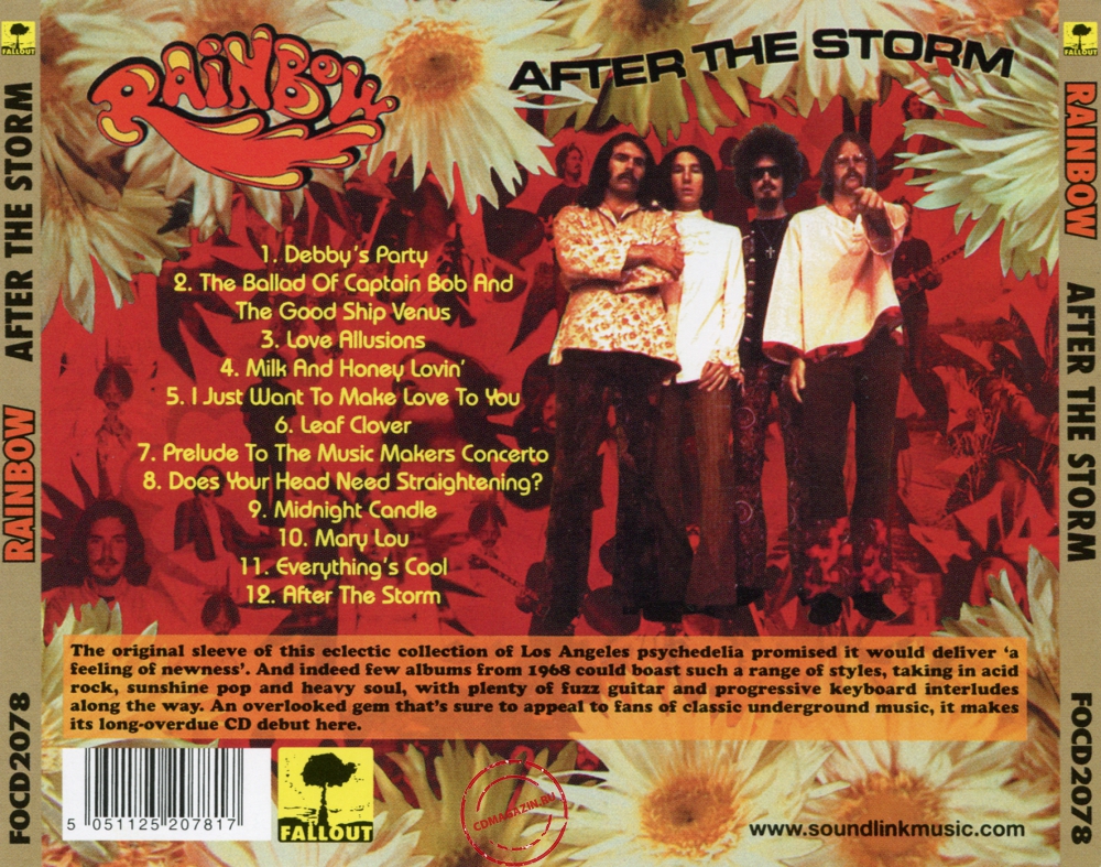 Audio CD: Rainbow (8) (1968) After The Storm Audio CD: Rainbow (8) (1968) After The Storm