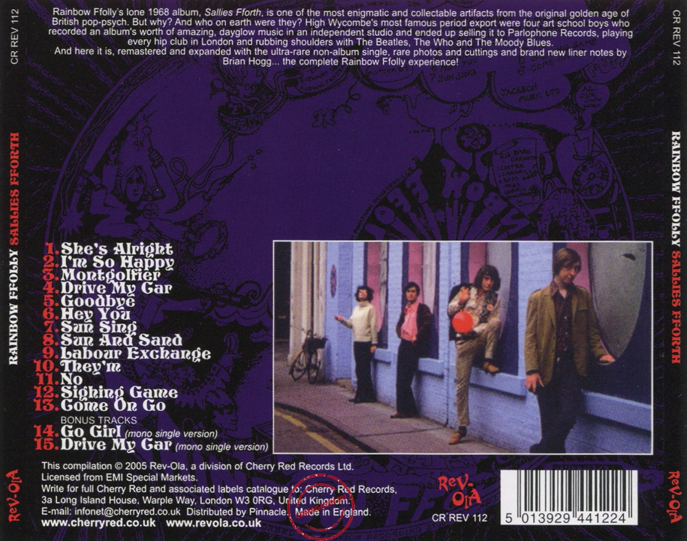 Audio CD: Rainbow Ffolly (1968) Sallies Fforth Audio CD: Rainbow Ffolly (1968) Sallies Fforth