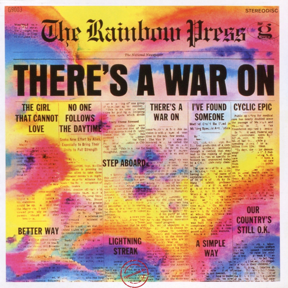 Audio CD: Rainbow Press (1968) There's A War On Audio CD: Rainbow Press (1968) There's A War On