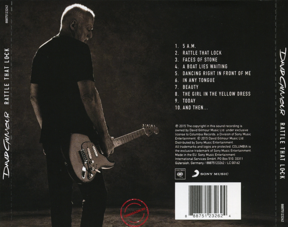 Audio CD: David Gilmour (2015) Rattle That Lock