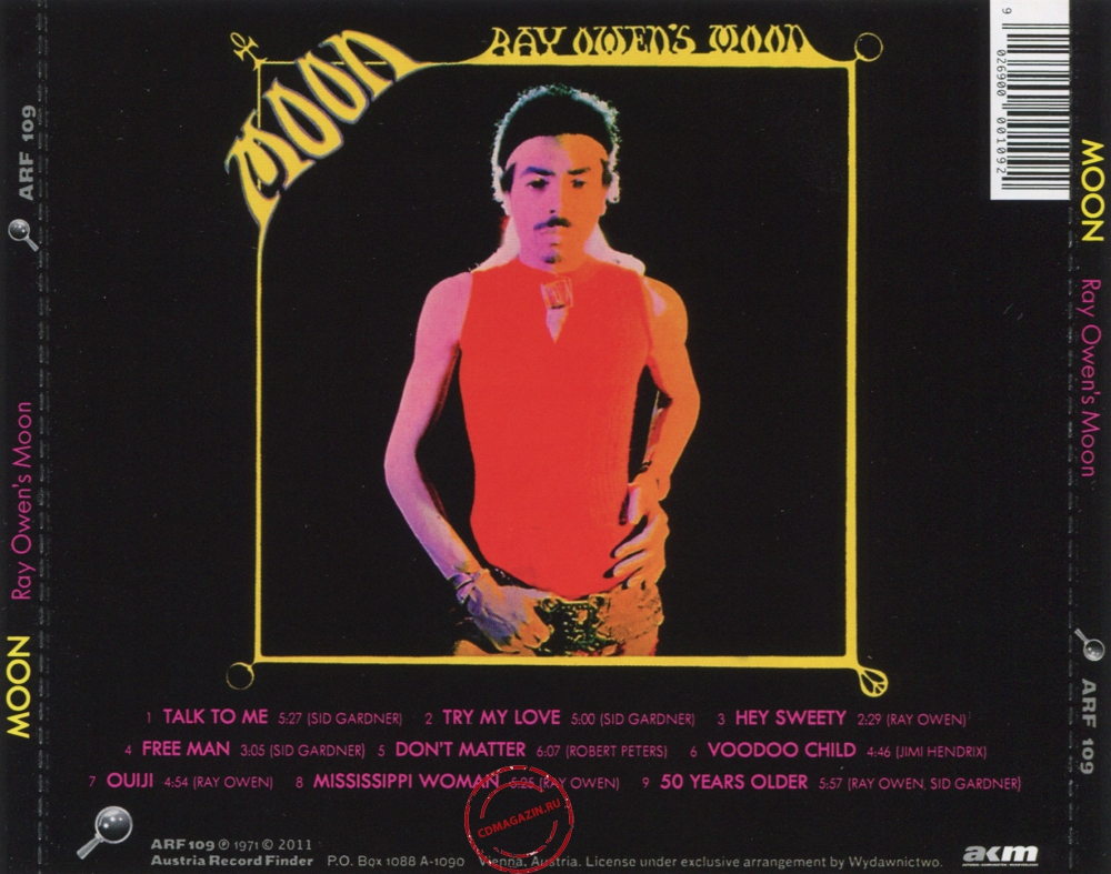Audio CD: Ray Owen's Moon (1971) Moon Audio CD: Ray Owen's Moon (1971) Moon