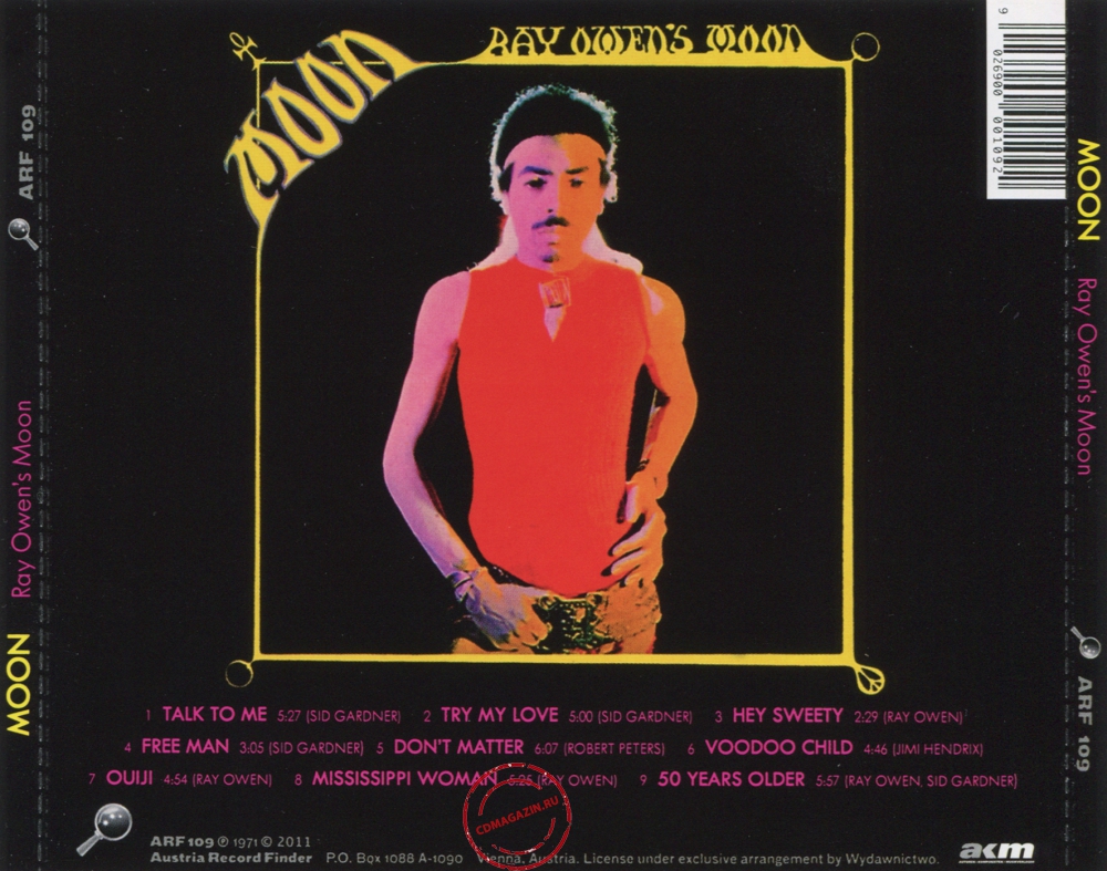 Audio CD: Ray Owen's Moon (1971) Moon