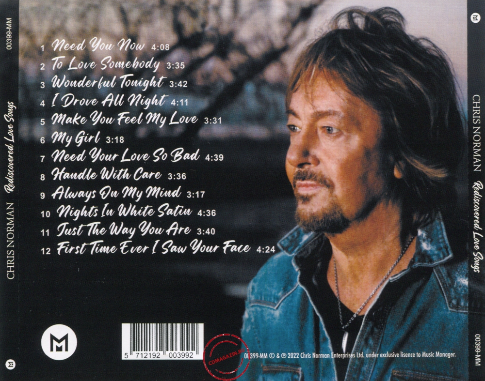 Audio CD: Chris Norman (2022) Rediscovered Love Songs