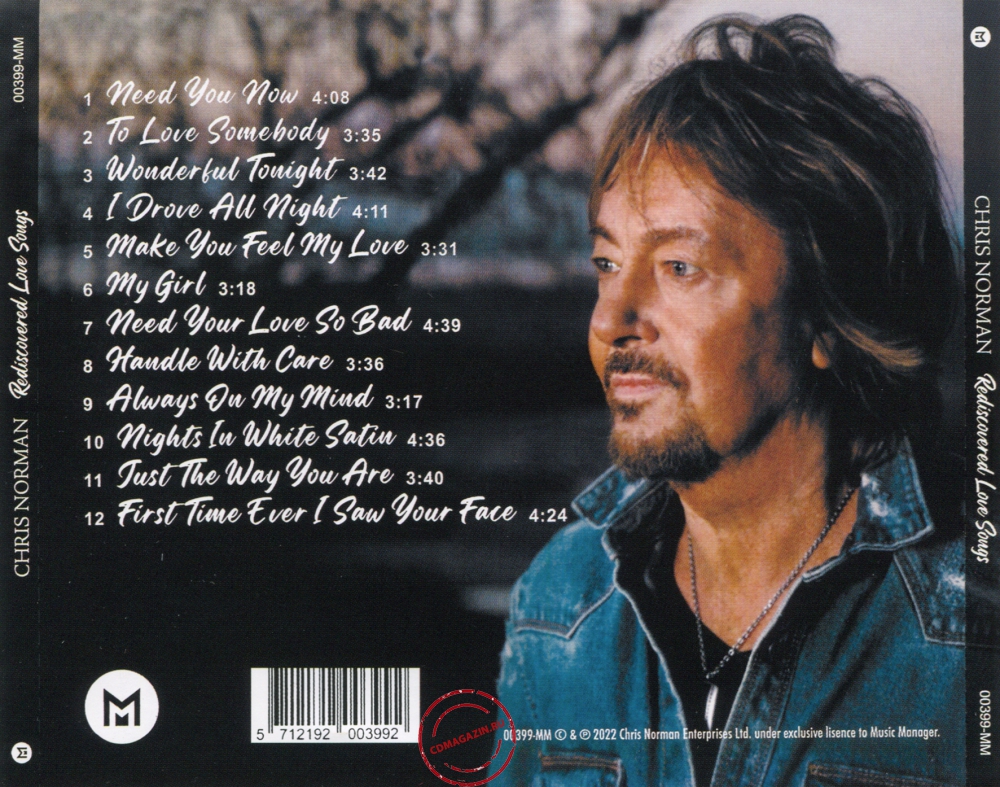 Audio CD: Chris Norman (2022) Rediscovered Love Songs Audio CD: Chris Norman (2022) Rediscovered Love Songs