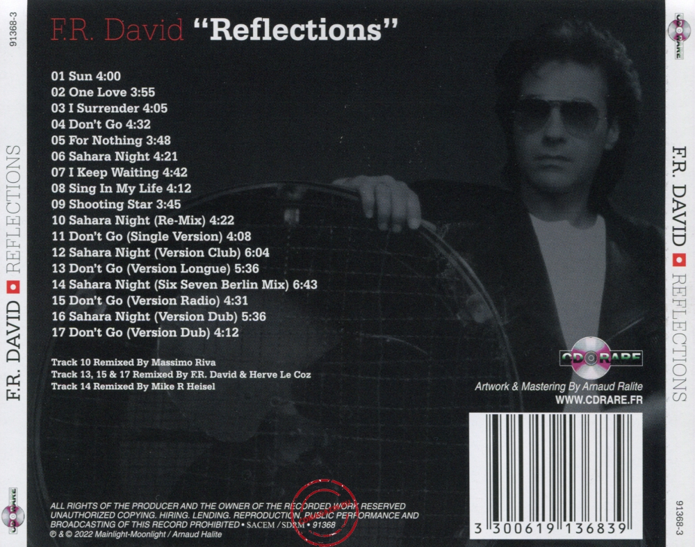 Audio CD: F.R. David (1987) Reflections