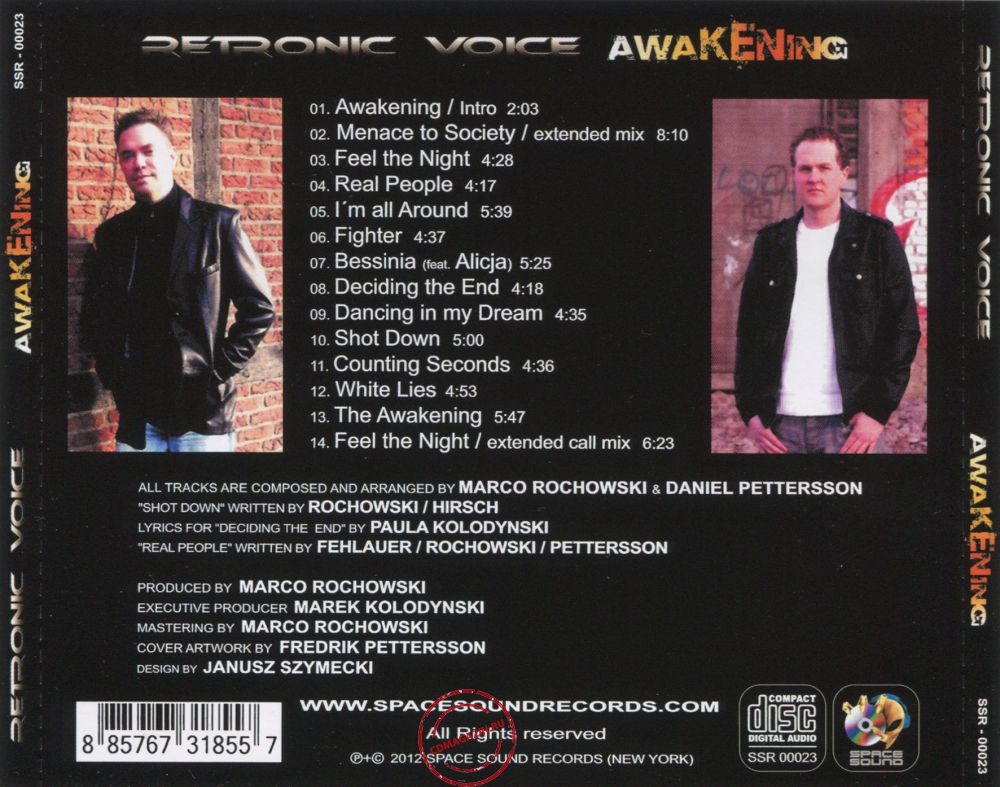 Audio CD: Retronic Voice (2012) Awakening Audio CD: Retronic Voice (2012) Awakening