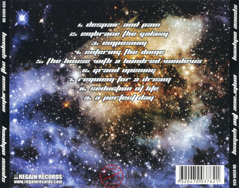 Audio CD: Richard Andersson's Space Odyssey (2003) Embrace The Galaxy