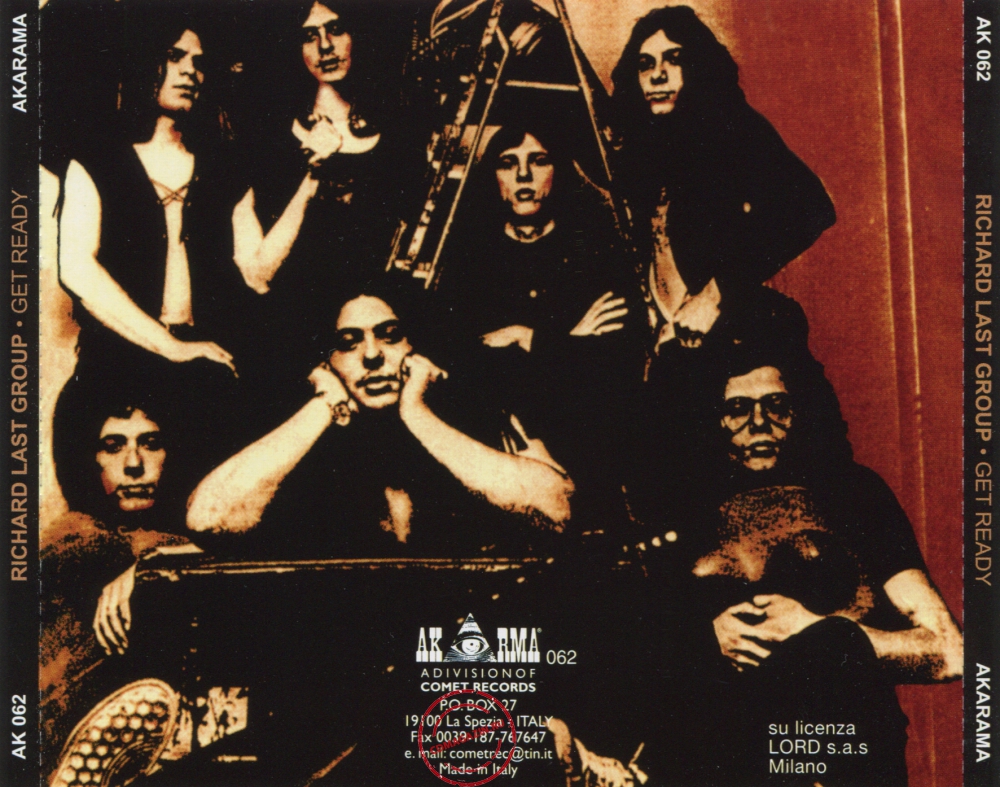 Audio CD: Richard Last Group (1972) Get Ready Audio CD: Richard Last Group (1972) Get Ready