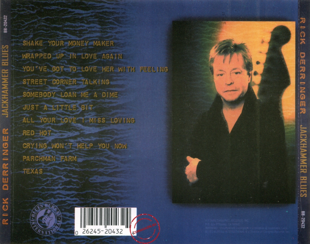 Audio CD: Rick Derringer (2000) Jackhammer Blues