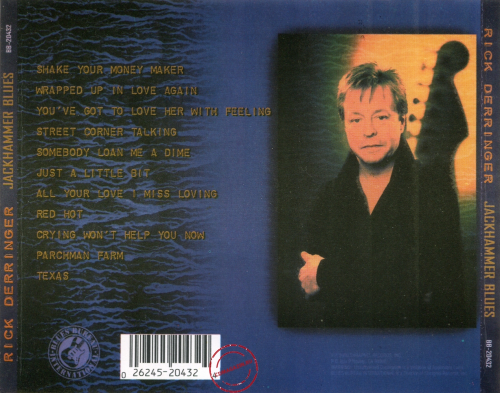 Audio CD: Rick Derringer (2000) Jackhammer Blues Audio CD: Rick Derringer (2000) Jackhammer Blues