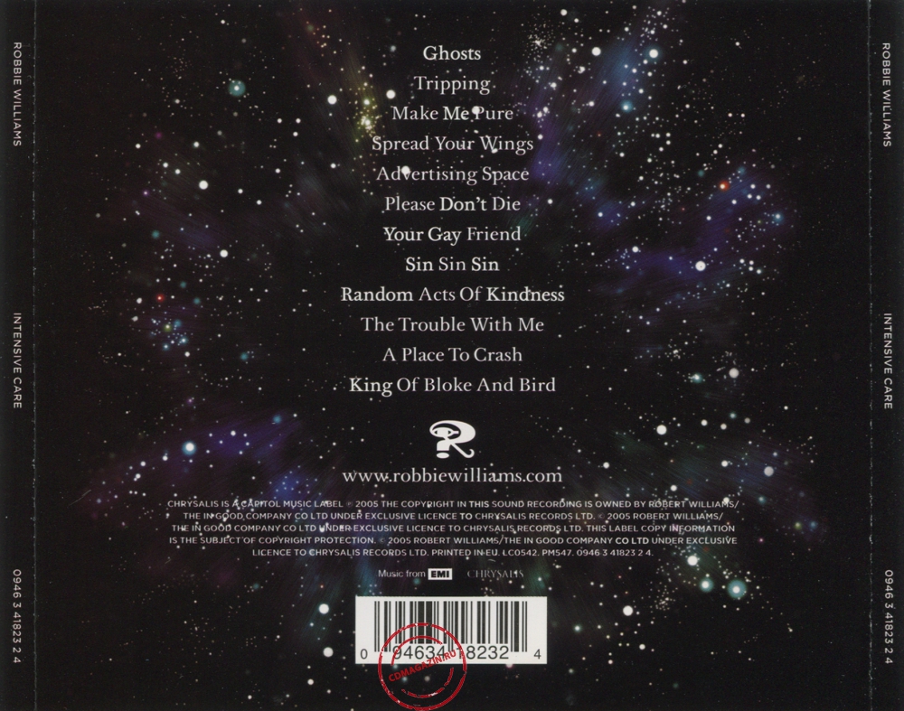 Audio CD: Robbie Williams (2005) Intensive Care