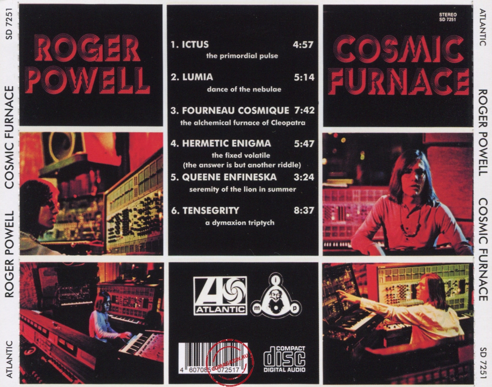 Audio CD: Roger Powell (1973) Cosmic Furnace
