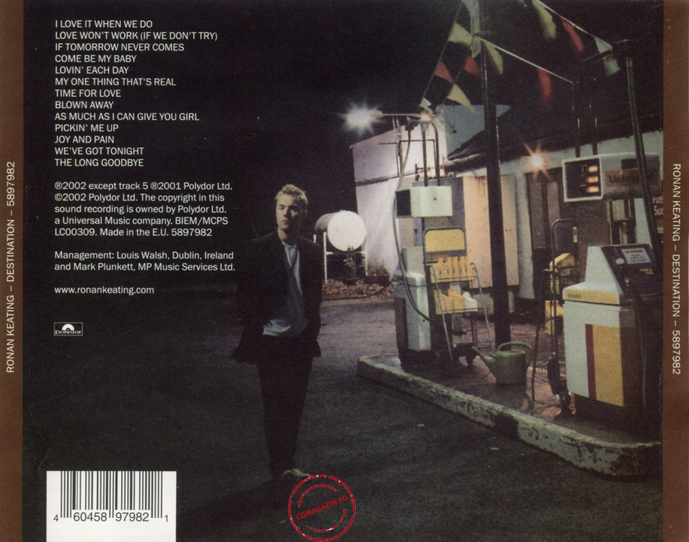 Audio CD: Ronan Keating (2002) Destination Audio CD: Ronan Keating (2002) Destination