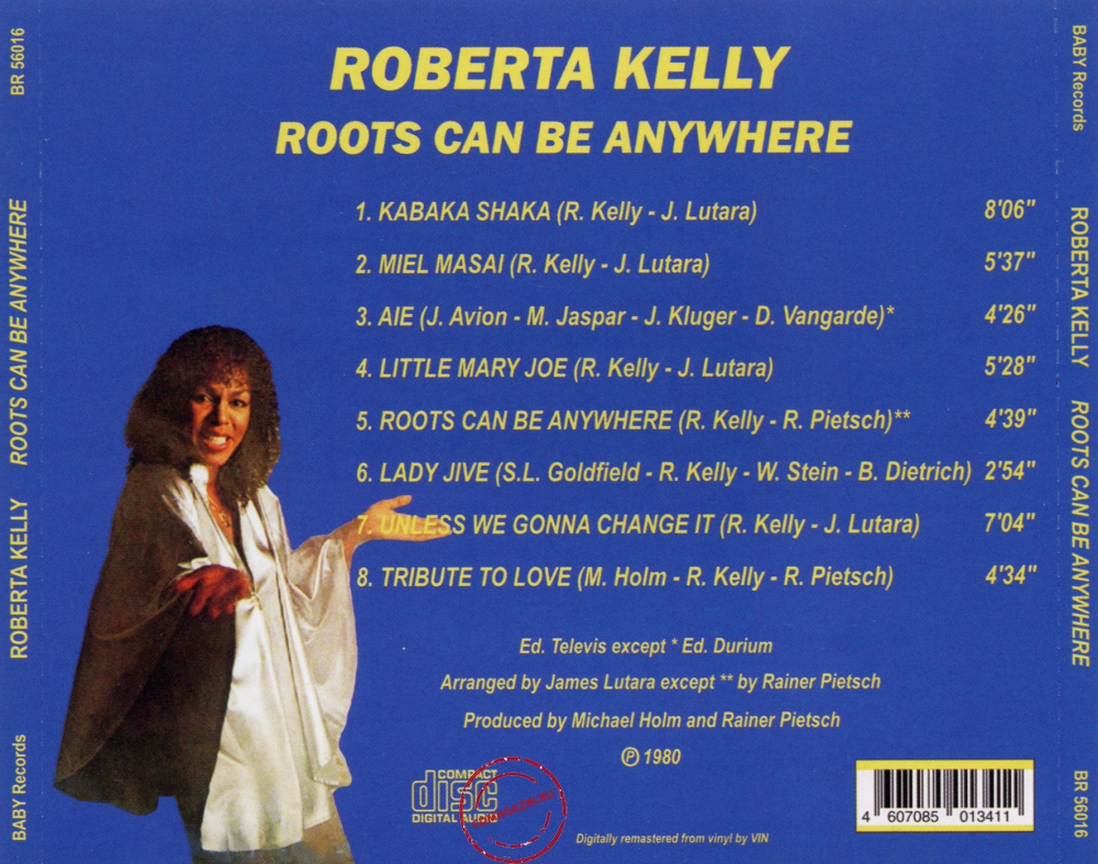 Audio CD: Roberta Kelly (1980) Roots Can Be Anywhere Audio CD: Roberta Kelly (1980) Roots Can Be Anywhere