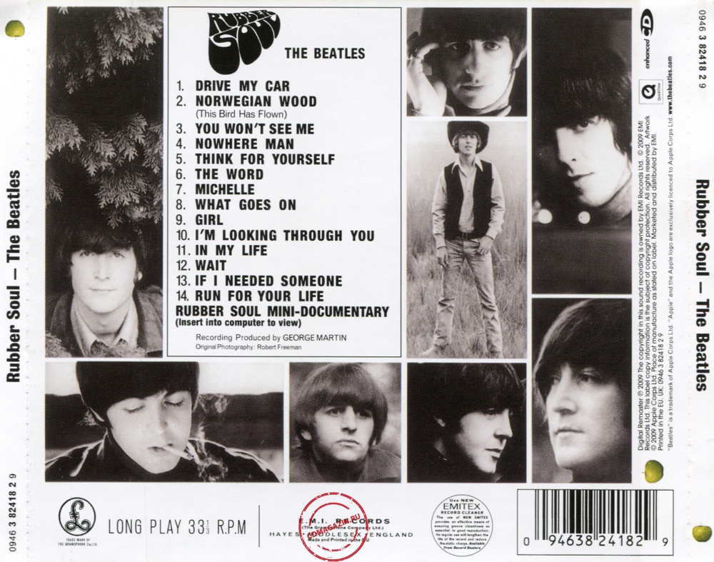 Audio CD: Beatles (1965) Rubber Soul Audio CD: Beatles (1965) Rubber Soul