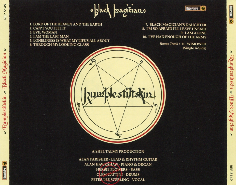 Audio CD: Rumplestiltskin (1972) Black Magician Audio CD: Rumplestiltskin (1972) Black Magician