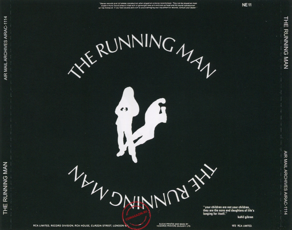 Audio CD: Running Man (1972) The Running Man Audio CD: Running Man (1972) The Running Man