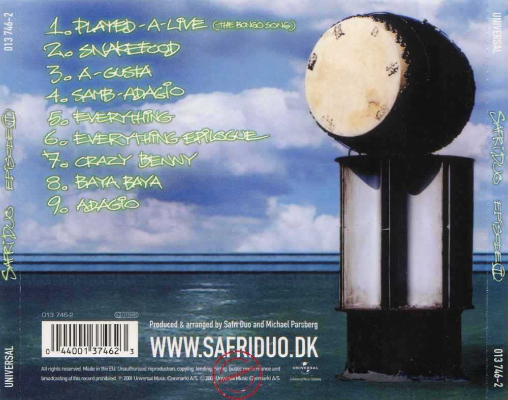 Audio CD: Safri Duo (2001) Episode II Audio CD: Safri Duo (2001) Episode II