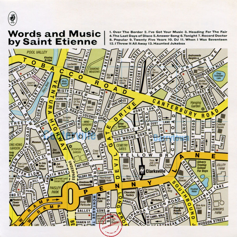 Audio CD: Saint Etienne (2012) Words And Music By Saint Etienne Audio CD: Saint Etienne (2012) Words And Music By Saint Etienne