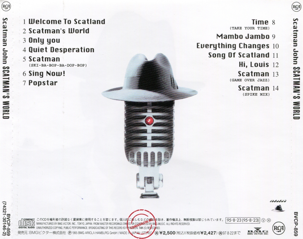 Audio CD: Scatman John (1995) Scatman's World