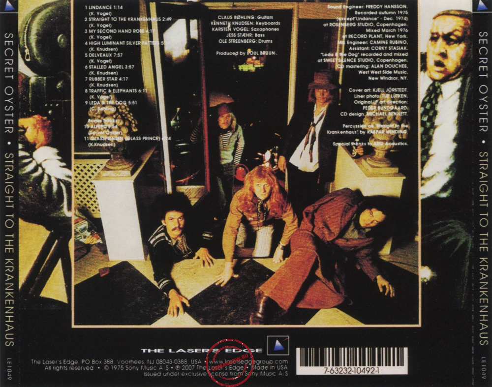 Audio CD: Secret Oyster (1976) Straight To The Krankenhaus