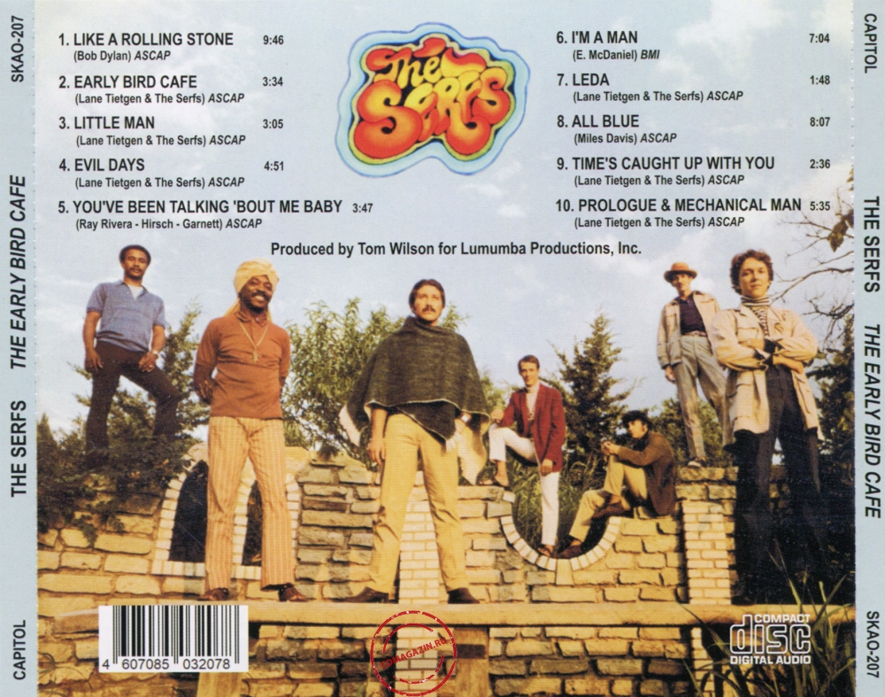 Audio CD: Serfs (3) (1969) The Early Bird Cafe