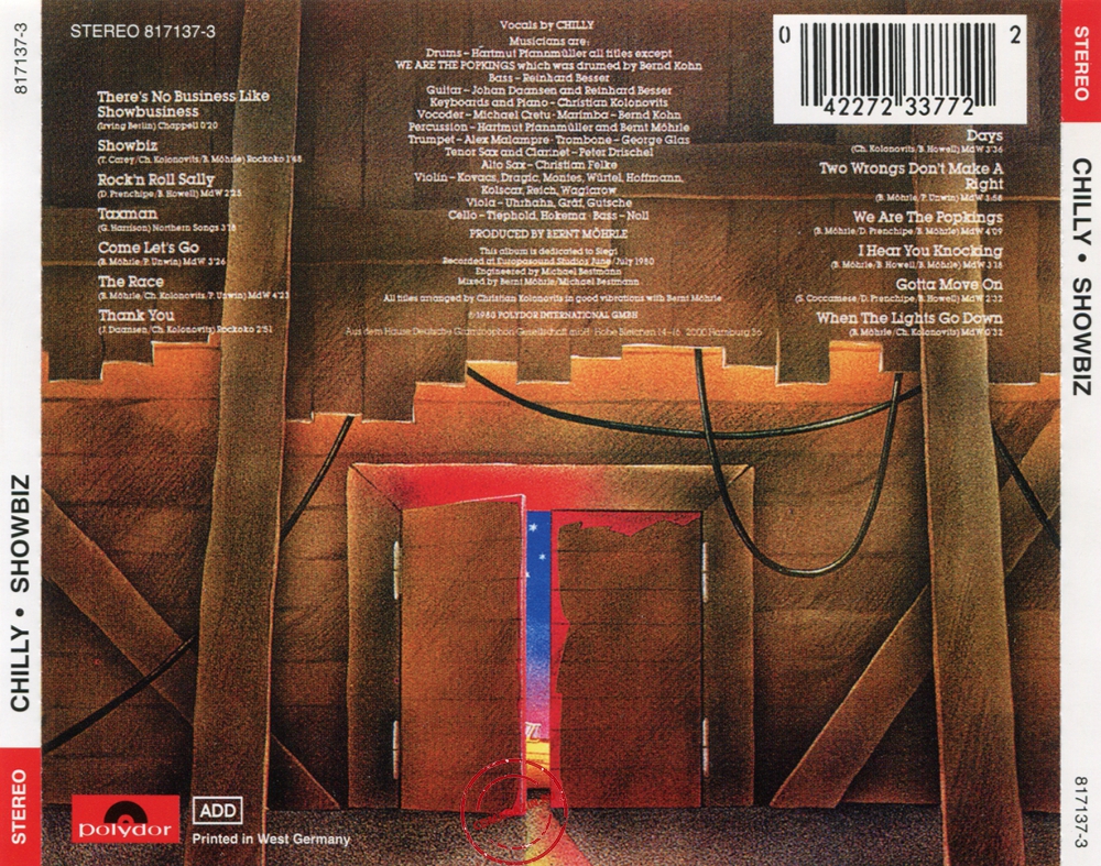 Audio CD: Chilly (1980) Showbiz