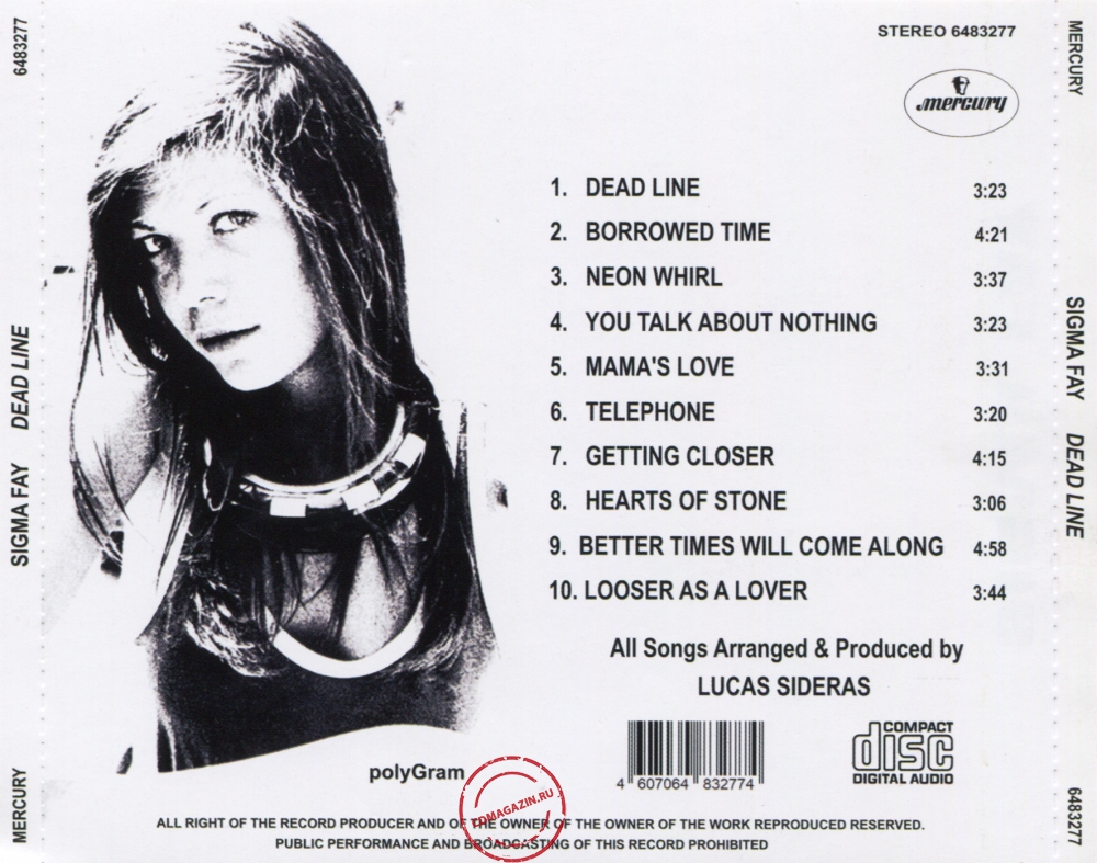 Audio CD: Sigma Fay (1981) Dead Line Audio CD: Sigma Fay (1981) Dead Line