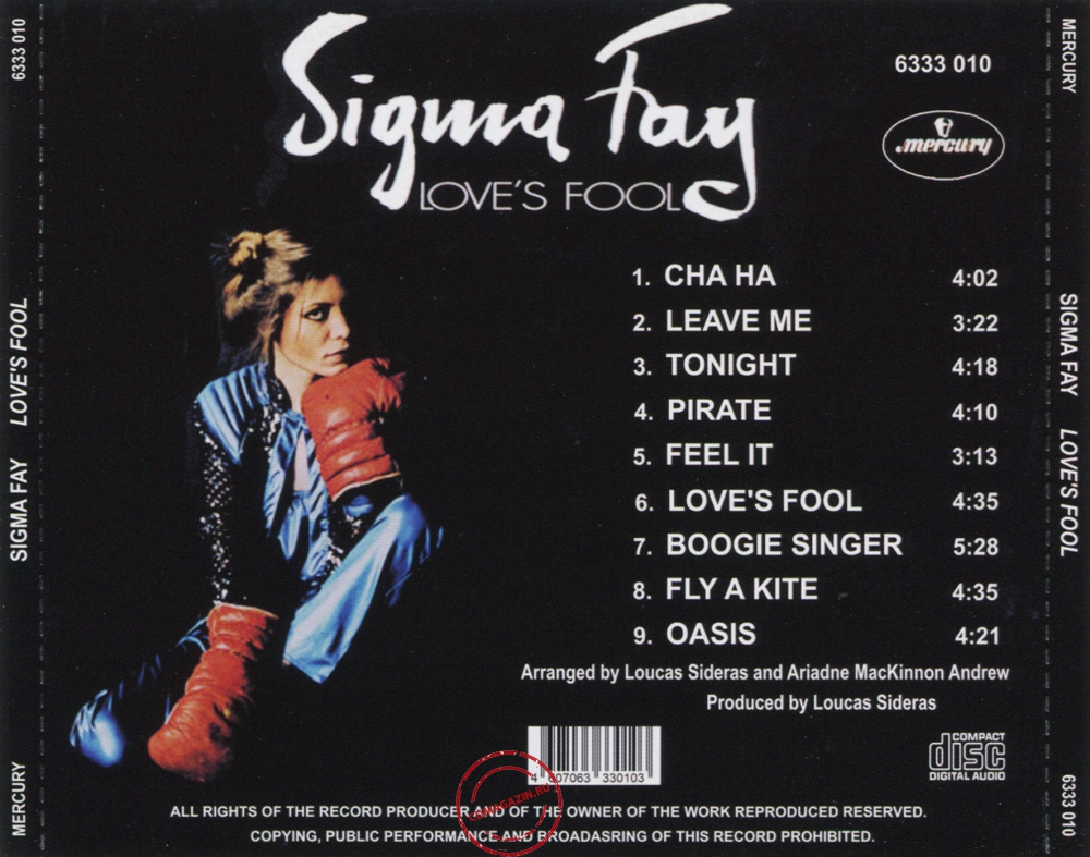 Audio CD: Sigma Fay (1979) Love's Fool