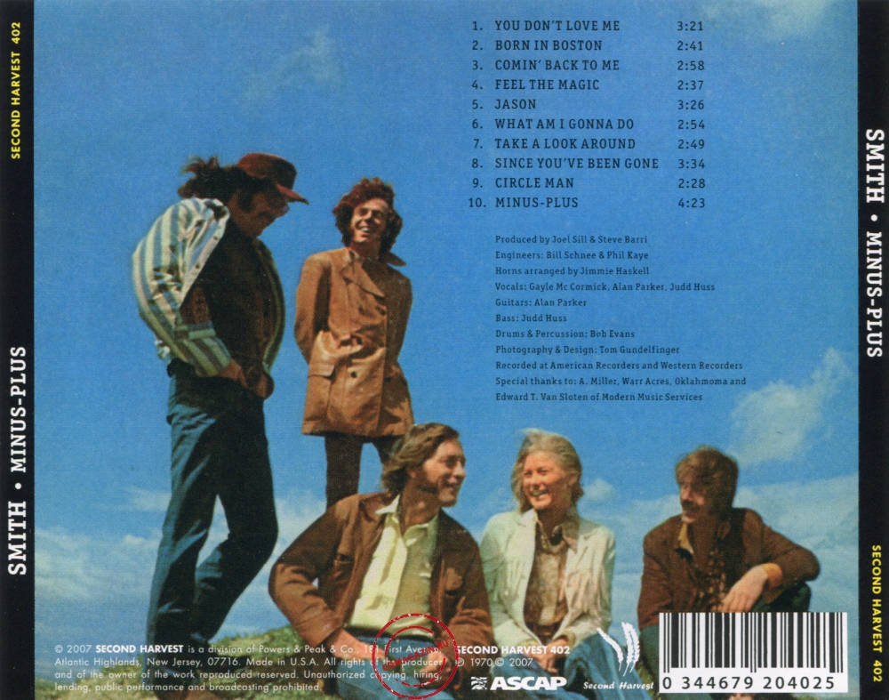 Audio CD: Smith (3) (1970) Minus-Plus Audio CD: Smith (3) (1970) Minus-Plus