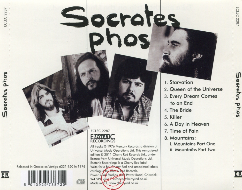 Audio CD: Socrates (1976) Phos