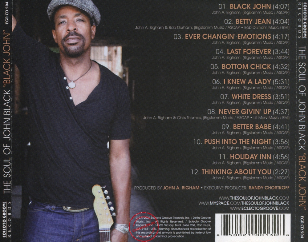 Audio CD: Soul Of John Black (2009) Black John Audio CD: Soul Of John Black (2009) Black John