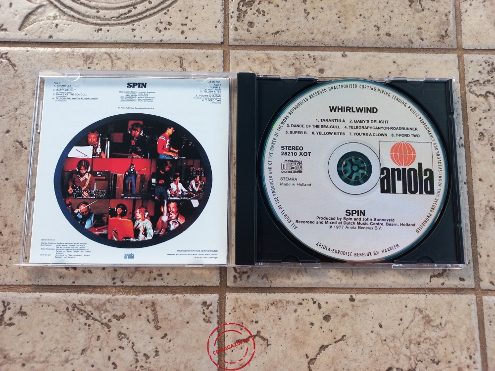 Audio CD: Spin (10) (1977) Whirlwind