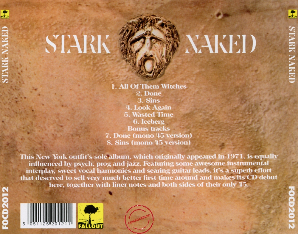 Audio CD: Stark Naked (1971) Stark Naked Audio CD: Stark Naked (1971) Stark Naked
