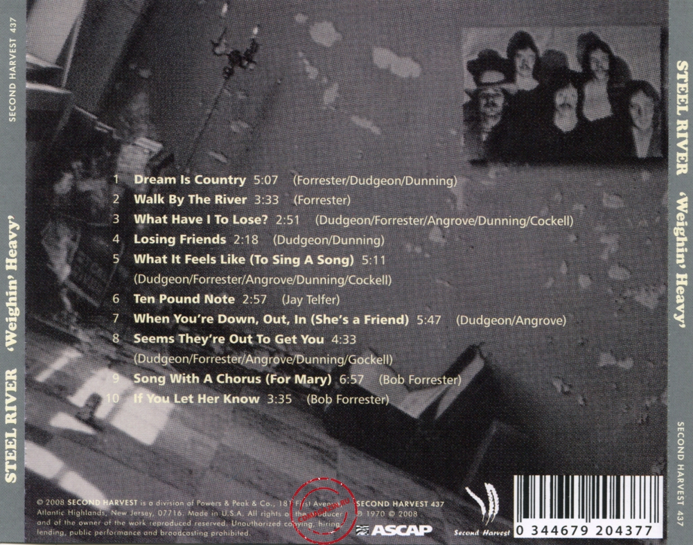 Audio CD: Steel River (1970) Weighin' Heavy Audio CD: Steel River (1970) Weighin' Heavy