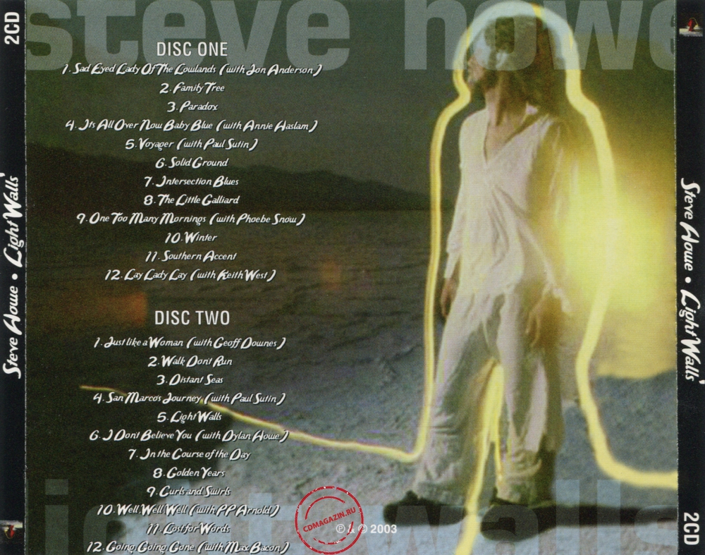 Audio CD: Steve Howe (2003) Light Walls