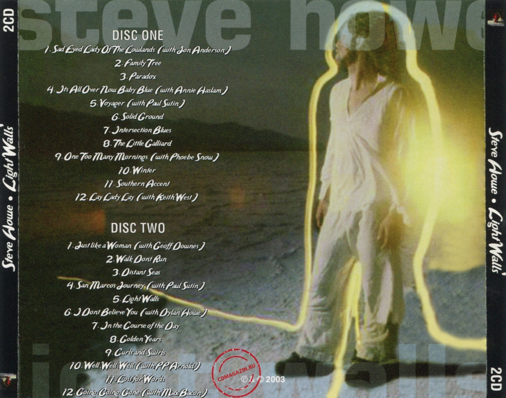 Audio CD: Steve Howe (2003) Light Walls Audio CD: Steve Howe (2003) Light Walls