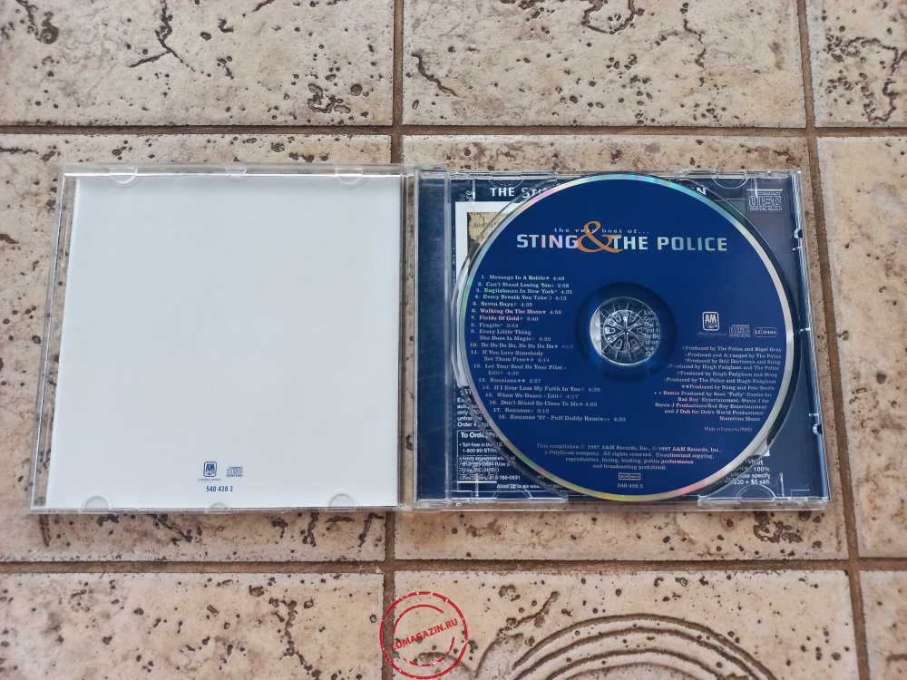 Audio CD: Sting (1997) The Very Best Of Sting & The Police