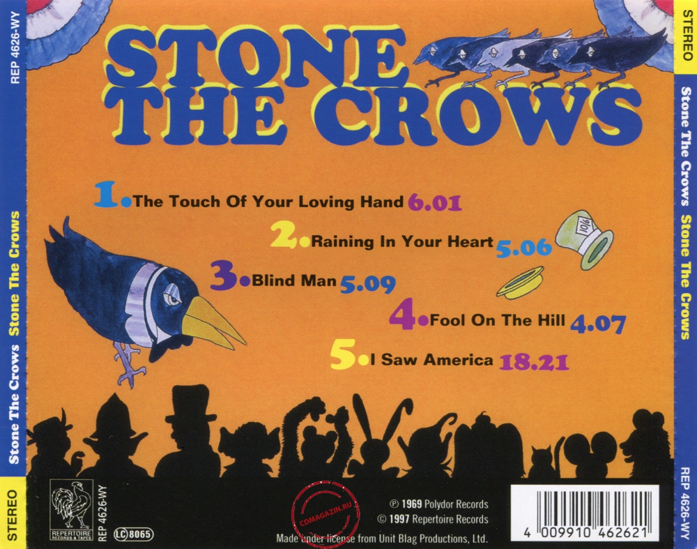 Audio CD: Stone The Crows (1970) Stone The Crows Audio CD: Stone The Crows (1970) Stone The Crows