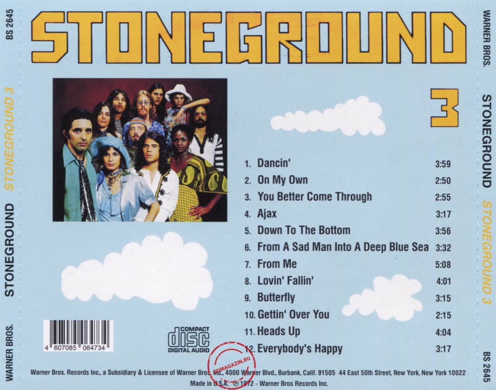 Audio CD: Stoneground (1972) Stoneground 3 Audio CD: Stoneground (1972) Stoneground 3