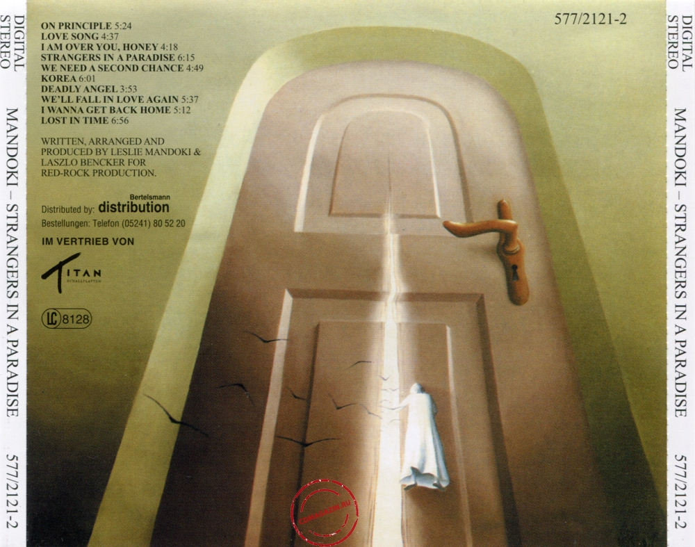 Audio CD: Leslie Mandoki (1988) Strangers In A Paradise Audio CD: Leslie Mandoki (1988) Strangers In A Paradise