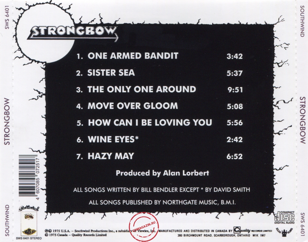 Audio CD: Strongbow (2) (1975) Strongbow Audio CD: Strongbow (2) (1975) Strongbow