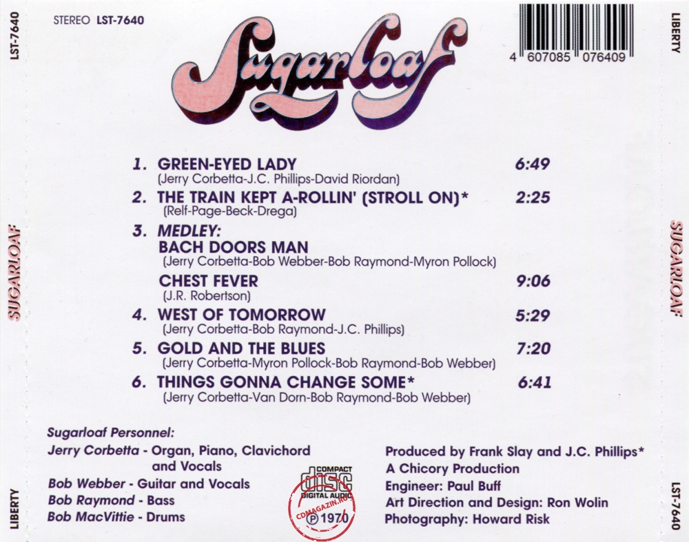 Audio CD: Sugarloaf (1970) Sugarloaf