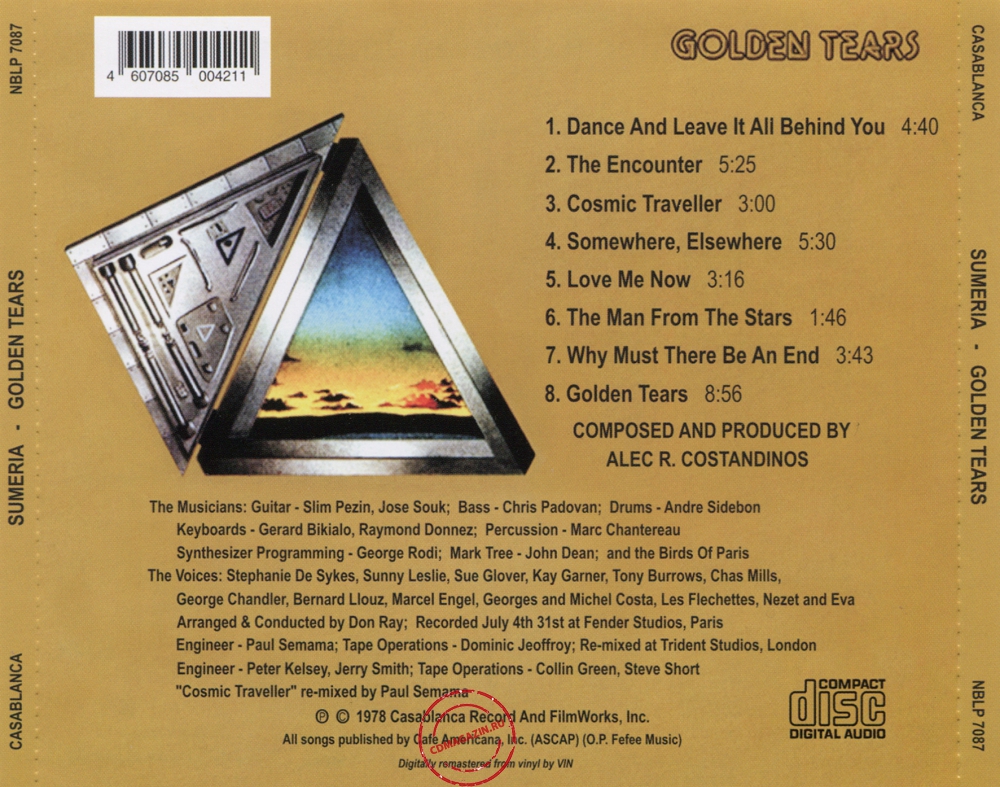 Audio CD: Sumeria (1977) Golden Tears Audio CD: Sumeria (1977) Golden Tears