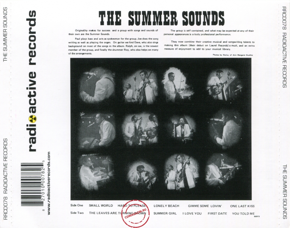Audio CD: Summer Sounds (1969) Up - Down Audio CD: Summer Sounds (1969) Up - Down