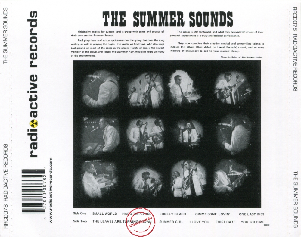 Audio CD: Summer Sounds (1969) Up - Down